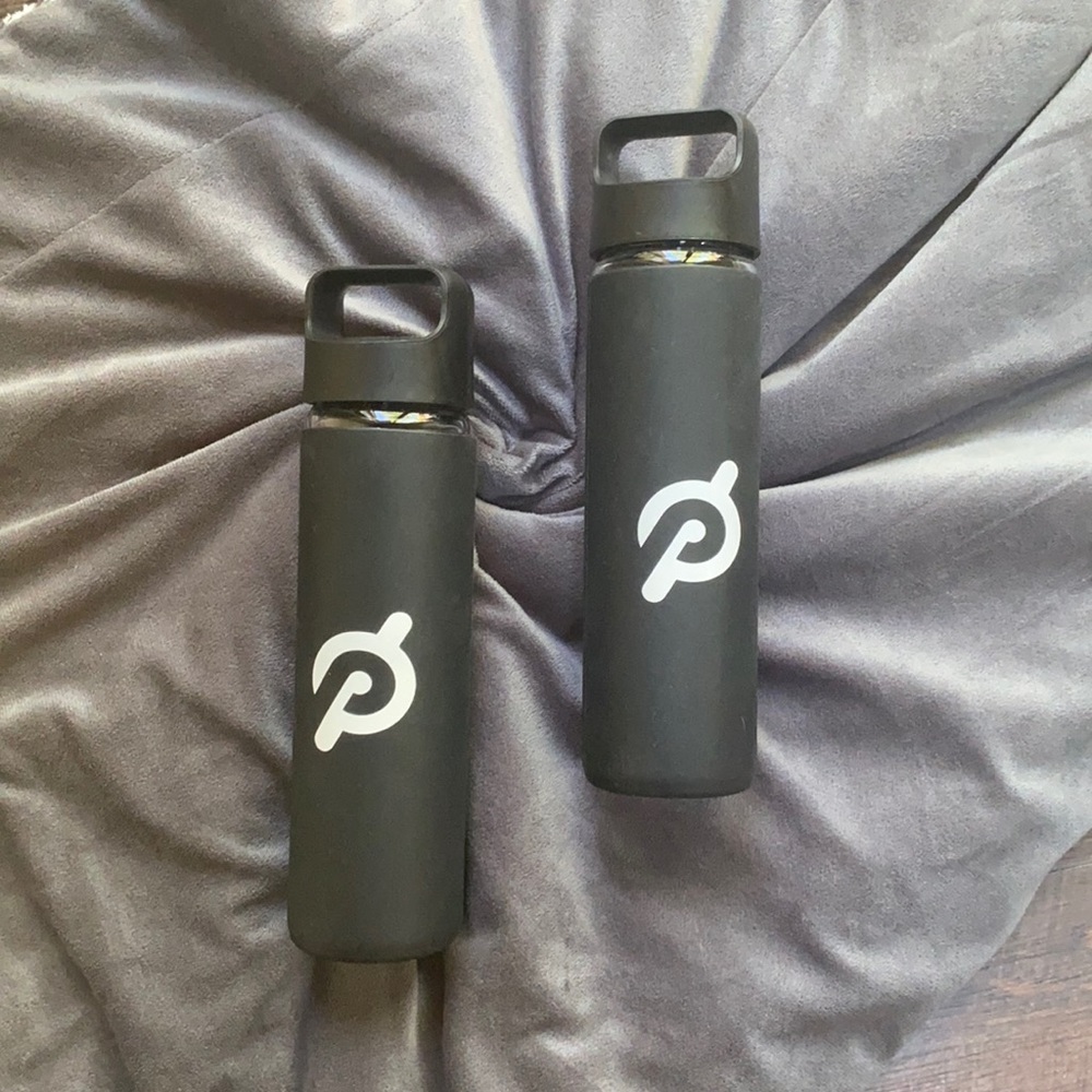 Peloton Glass Silicone Protected Water Bottle